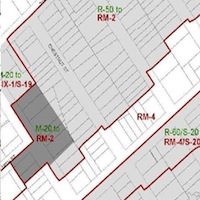 excerpt from Oakland Zoning Map
